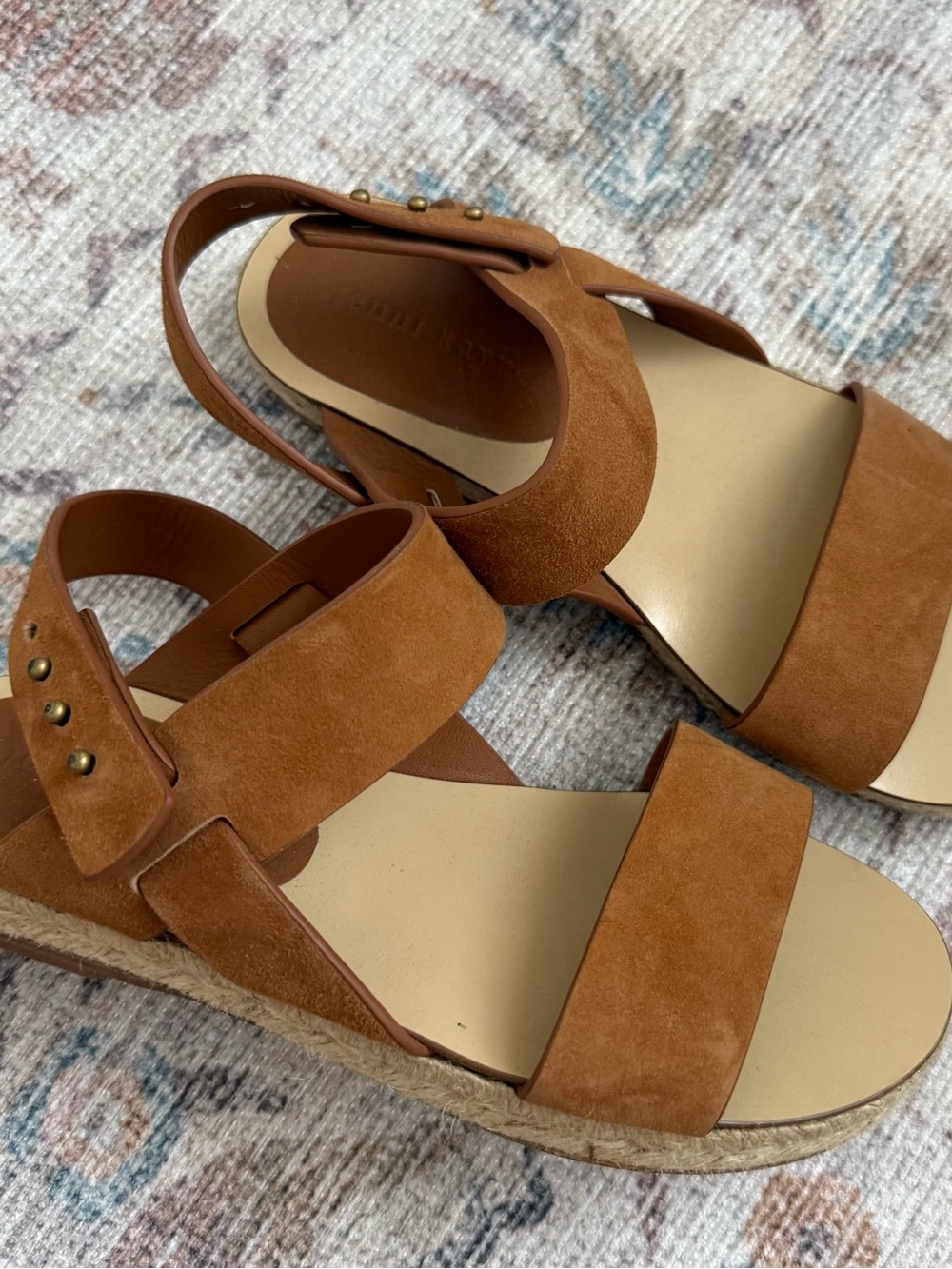 Jenni Kayne Suede Brown Sandals